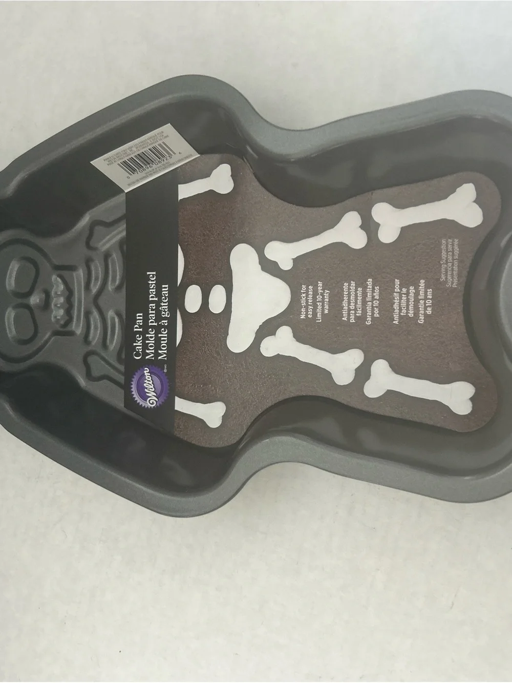 Wilton Grey Metal Skeleton Non Stick Cake Pan/Mold NWWT